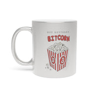 Hot Buttered Bitcorn Metallic Bitcoin Mug (Silver\Gold)
