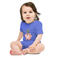 ETH Piggy Bank Onesie | Crypto Baby