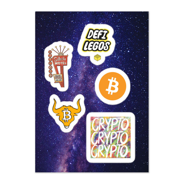 Crypto Sticker sheet