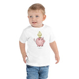 ETH Piggy Bank Toddler Tee | Crypto Toddler Short Sleeve T shirt