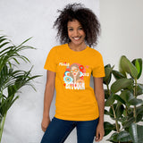 Peace Love Bitcoin Tee | 60s 70s retro shirt | Short sleeve unisex t-shirt