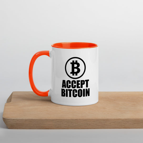 Accept Bitcoin Mug