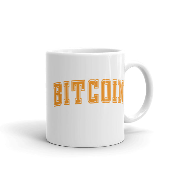 Bitcoin College Mug | White glossy mug
